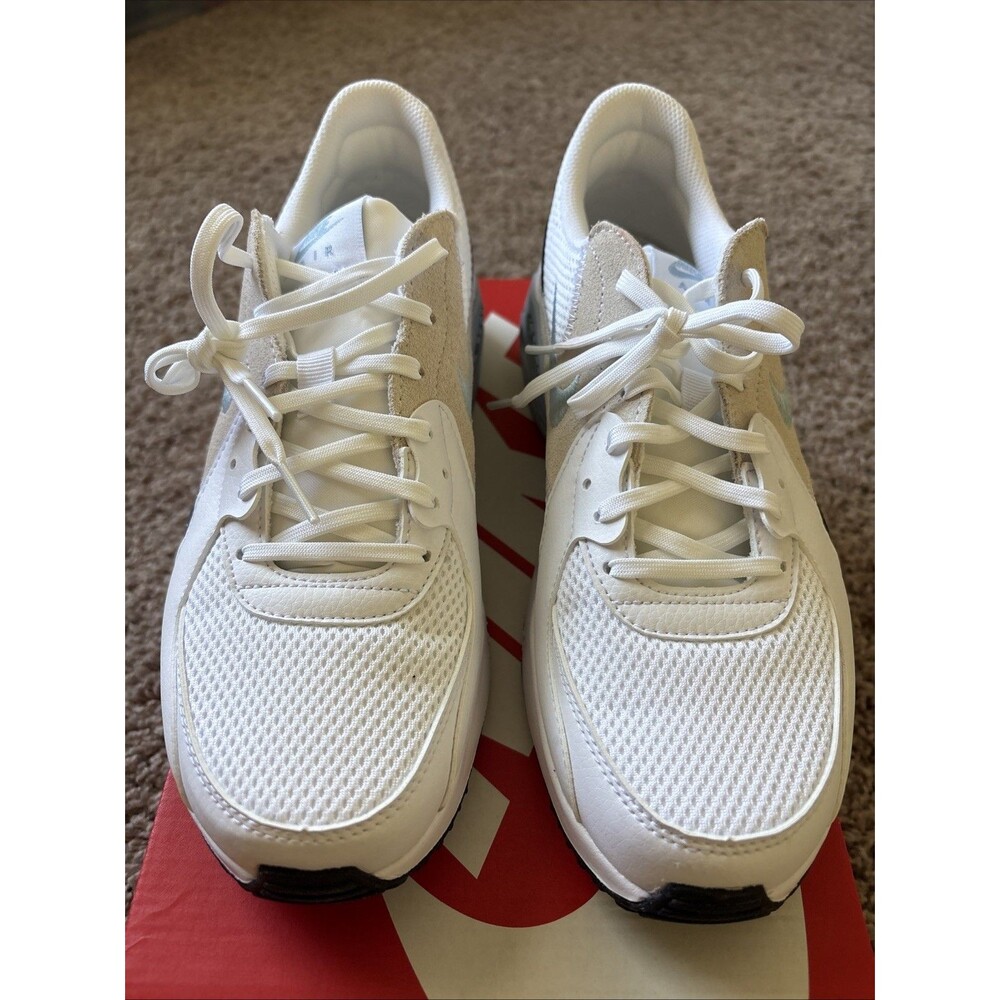 Nike Air Max Excee Women's Shoes CD5432-138 White Blue Casual Sneakers Size 10